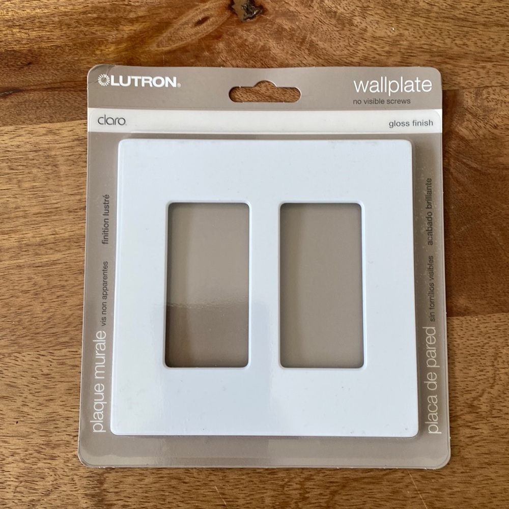 Lutron wallplate